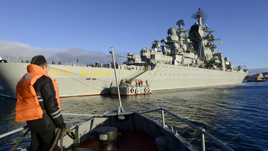 Tên lửa Zircon sẽ được gắn trên tàu chiến Nga Pyotr Velikiy - Ảnh: Tass