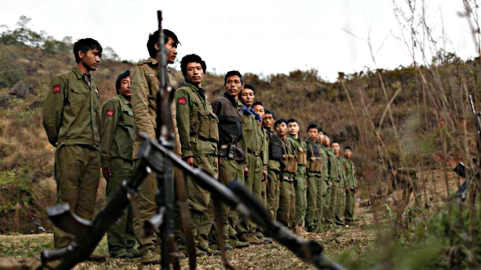 Lực lượng Quân đội liên minh Dân tộc Dân chủ (MNDAA) ở biên giới Trung Quốc - Myanmar - Ảnh minh họa: Reuters