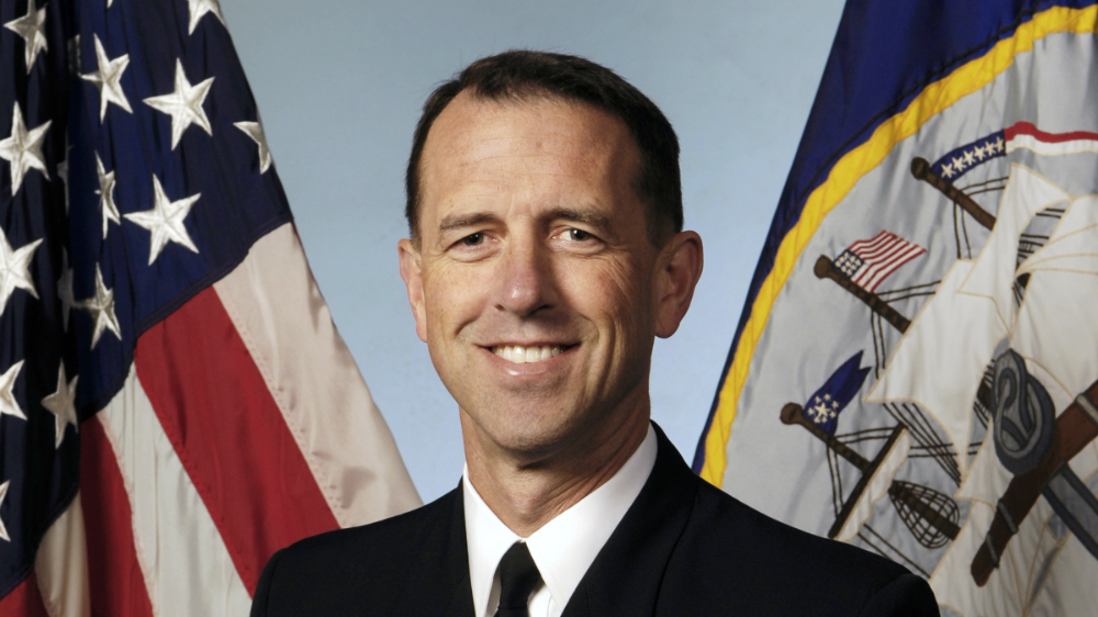 Đô đốc John Richardson, Tư lệnh Hải quân Mỹ - Ảnh: Hải quân Mỹ
