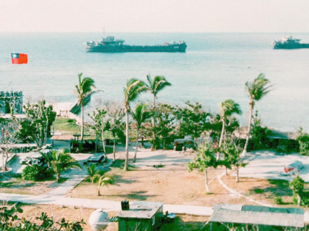 Đảo Ba Bình của Việt Nam trong quần đảo Trường Sa bị Đài Loan chiếm đóng trái phép - Ảnh: AFP