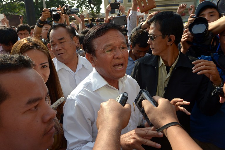 Kem Sokha, Phó chủ tịch CNRP bị tước quyền Phó chủ tịch Quốc hội - Ảnh minh họa: AFP