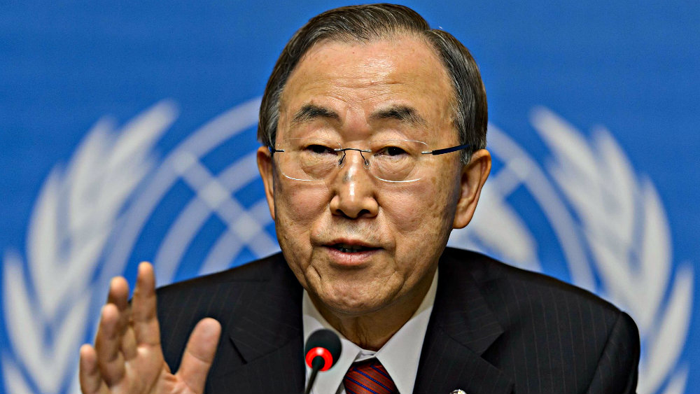 Tổng thư ký Ban Ki-moon không đi Triều Tiên để làm cầu nối liên Triều - Ảnh: Reuters