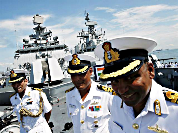 Tàu chiến thuộc Hạm đội Thái Bình Dương của Nga đến Ấn Độ tập trận chung - Ảnh minh họa: Reuters