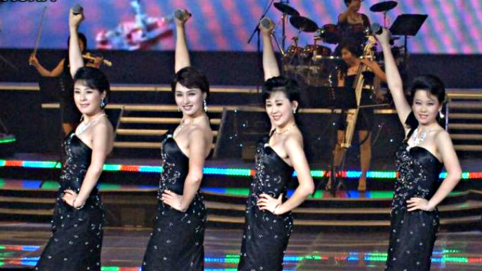Ban nhạc nữ Moranbong được ưa thích của ông Kim Jong-un. Ảnh: Reuters
