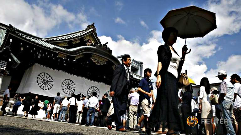 Đền Yasukuni nổi tiếng của nước Nhật - Ảnh: Reuters