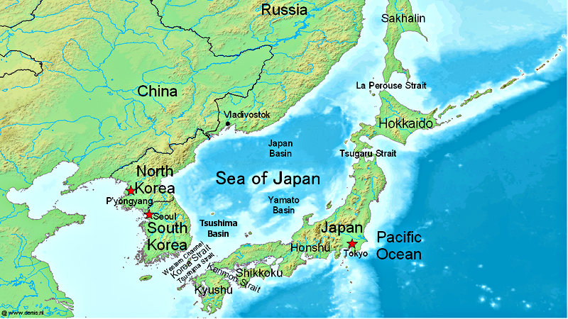 Bang Virginia của Mỹ sẽ thay đổi sách giáo khoa đổi tên biển Nhật Bản thành biển Nhật Bản'Đông Hải - Ảnh: Wikipedia
