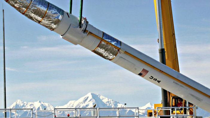 Tên lửa chống tên lửa đạn đạo của Mỹ - Ảnh: Quân đội Mỹ