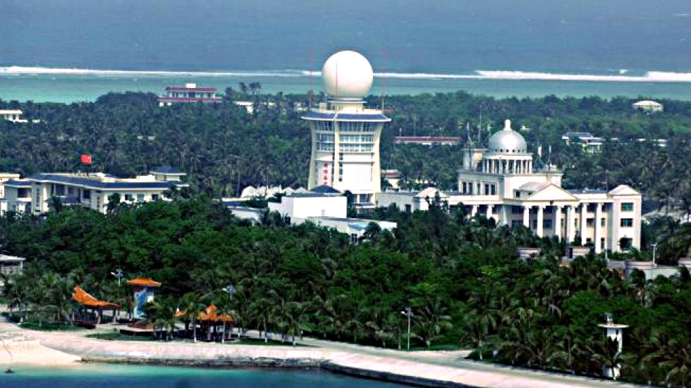 Đảo Phú Lâm trong quần đảo Hoàng Sa của Việt Nam đang bị Trung Quốc chiếm đóng - Ảnh: AFP