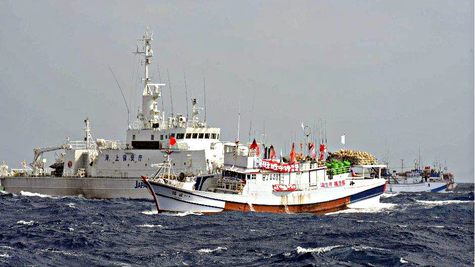 Vùng biển Senkaku/Điếu Ngư ở biển Hoa Đông là nơi đang có tranh chấp - Ảnh: AFP