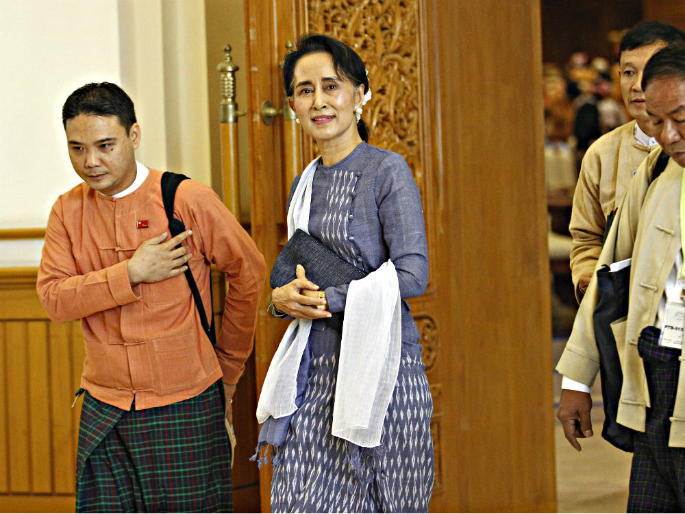 Bà Suu Kyi có thể sẽ không giữ vị trí nào trong chính phủ mới - Ảnh: AFP