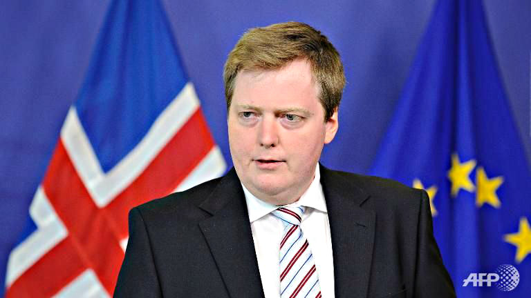 Thủ tướng Iceland bị thúc giục từ chức vì liên quan đến vụ "hồ sơ Panama" - Ảnh: AFP