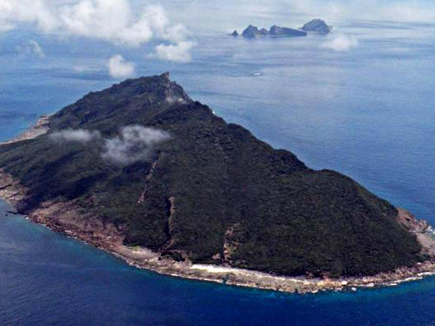 Điếu Ngư Đài/Senkaku đang bị Đài Loan và Nhật tranh chấp bên cạnh Trung Quốc cũng tuyên bố chủ quyền với tên gọi là Điếu Ngư - Ảnh: AFP