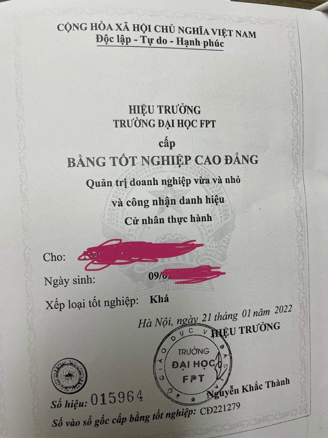 Liên Thông Từ Cao Đẳng FPT Polytechnic lên Đại Học FPT