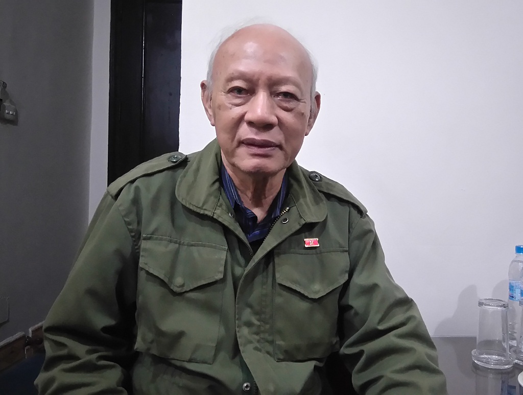 Ông Phạm Xuân Sanh, nguyên đội trưởng đội đặc công nước 170 - Ảnh: V.N.K