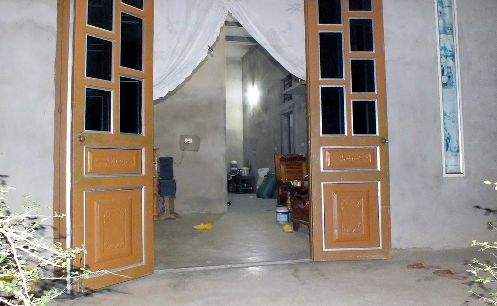 Căn nhà của Mai Văn Sơn, nơi xảy ra vụ án mạng - Ảnh: Hải Tần