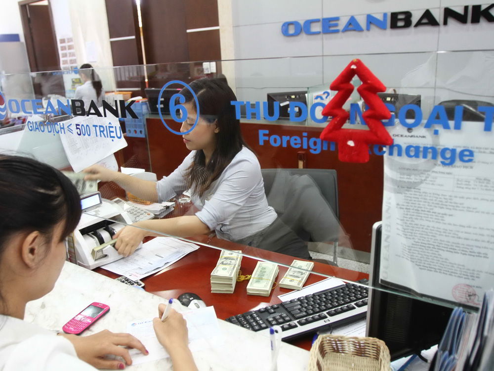 Oceanbank nằm trong số các ngân hàng được mua lại giá 0 đồng - Ảnh: Ngọc Thắng