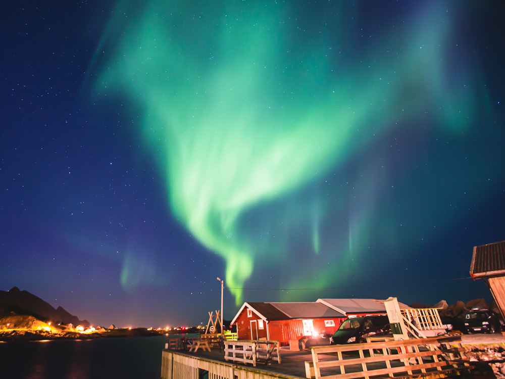 Cực quang ở Na Uy - Ảnh: Shutterstock