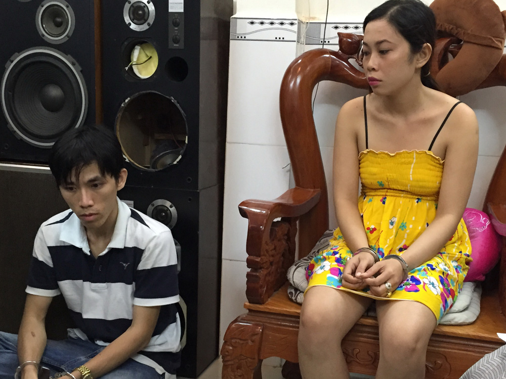 Vợ chồng Quang và Tiên - Ảnh: Phương Hà
