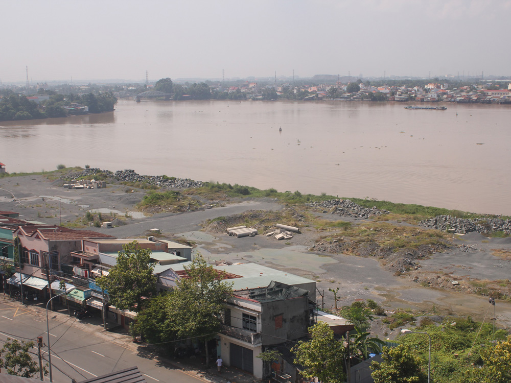 Hiện trường vụ lấp sông Đồng Nai