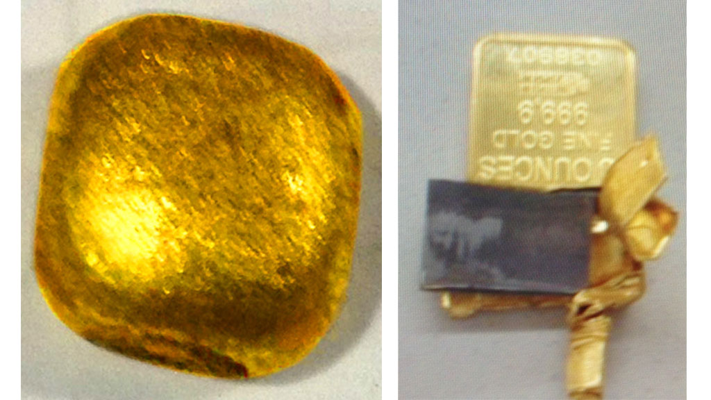 Một số mẫu vàng “lạ” phát hiện tại Quảng Ninh - Ảnh: Doji cung cấp