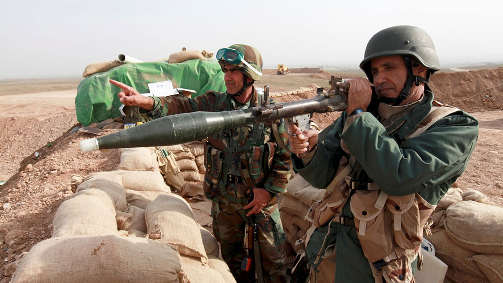 Lực lượng người Kurd đang tích cực chống IS cùng với quân đội Iraq - Ảnh: Reuters
