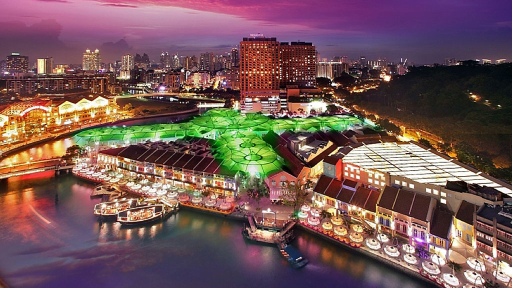 Khu giải trí Clarke Quay - Singapore