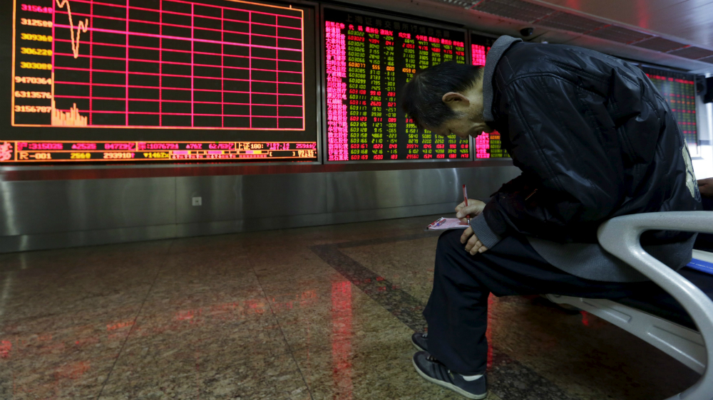 Trung Quốc vừa trải qua 2 lần buộc phải ngừng giao dịch chứng khoán trong tuần đầu năm mới 2016 - Ảnh: Reuters