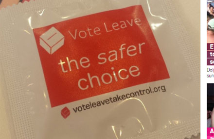 Bao cao su đặc biệt của tổ chức Vote Leave - Ảnh chụp màn hình Metro