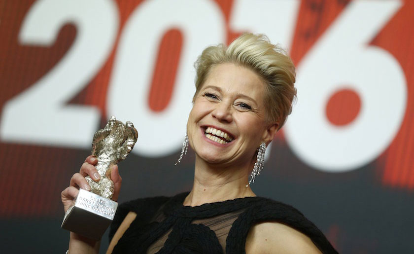 Trine Dyrholm là nữ diễn viên xuất sắc nhất tại giải Gấu Vàng năm nay - Ảnh: Reuters