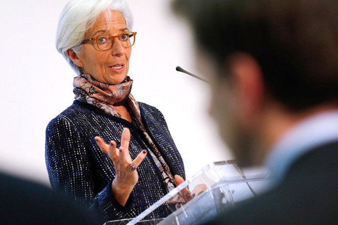 Bà Christine Lagarde - Tổng giám đốc Quỹ Tiền tệ quốc tế (IMF) - Ảnh: Bloomberg