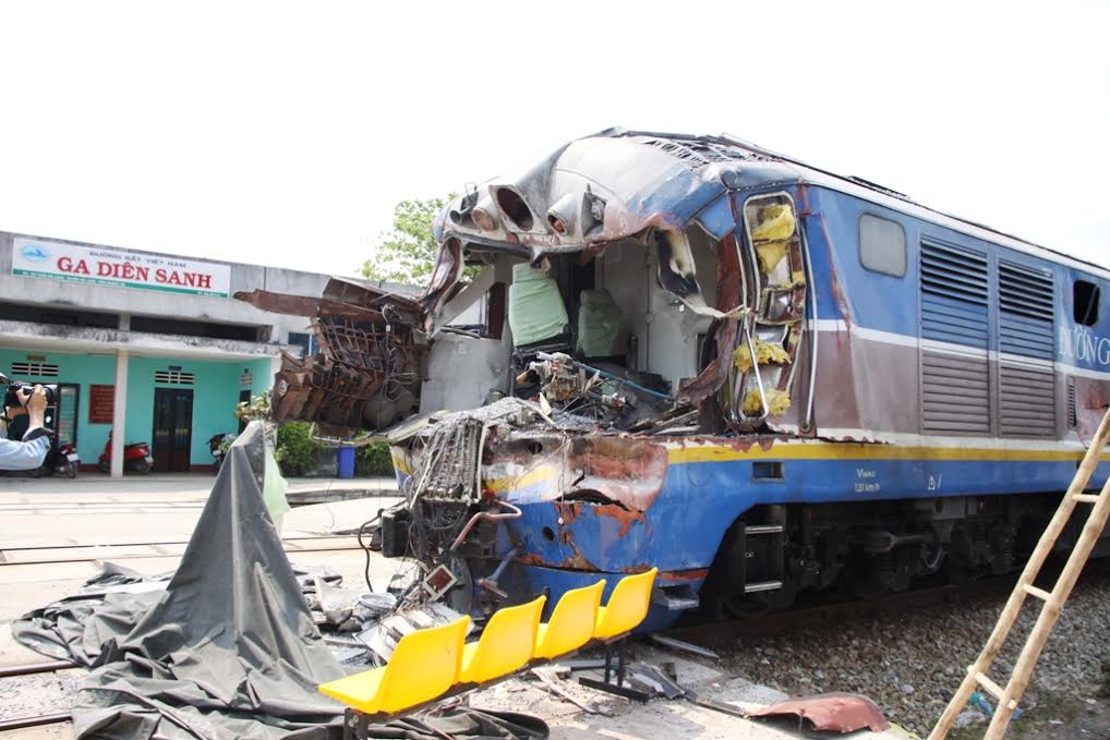 Hiện trường vụ tai nạn thảm khốc vào tháng 3.2015 - Ảnh: Nguyễn Phúc