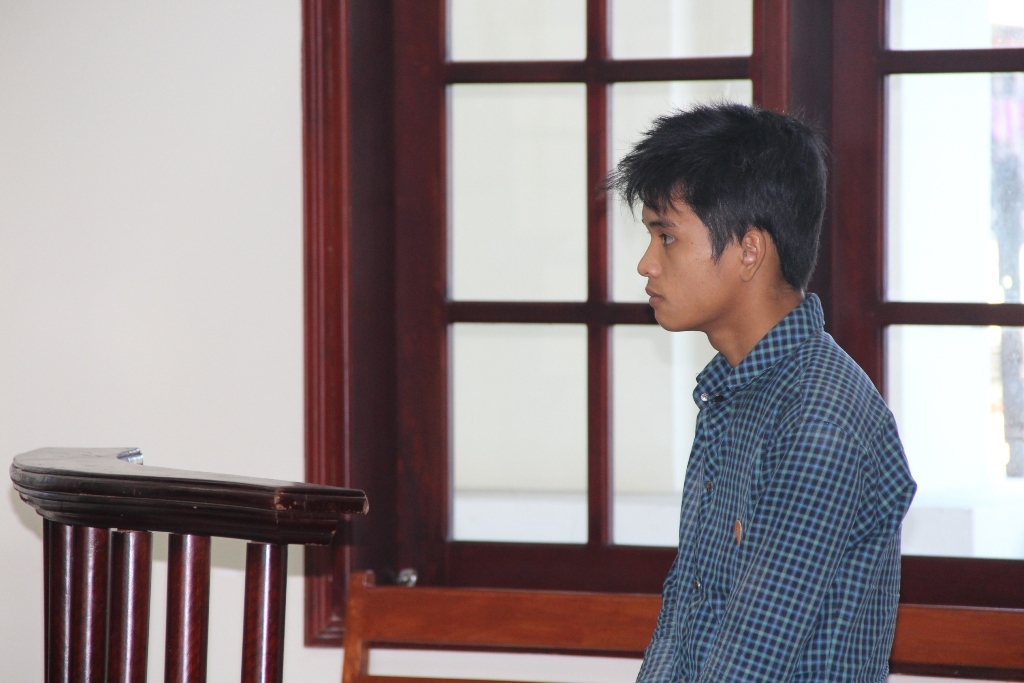 Trương Minh Sỹ tại phiên tòa - Ảnh: Nguyễn Tú