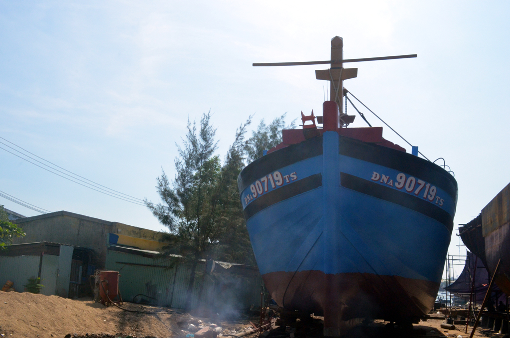 Tàu cá đầu tiên của Đà Nẵng được đóng mới theo nguồn vốn vay ưu đãi của Chính phủ