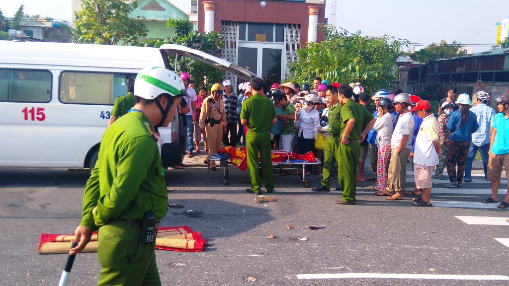 Vị trí xảy ra tai nạn ở phường Thanh Khê Tây, quận Thanh Khê, TP.Đà Nẵng  -  Ảnh: Nguyễn Tú