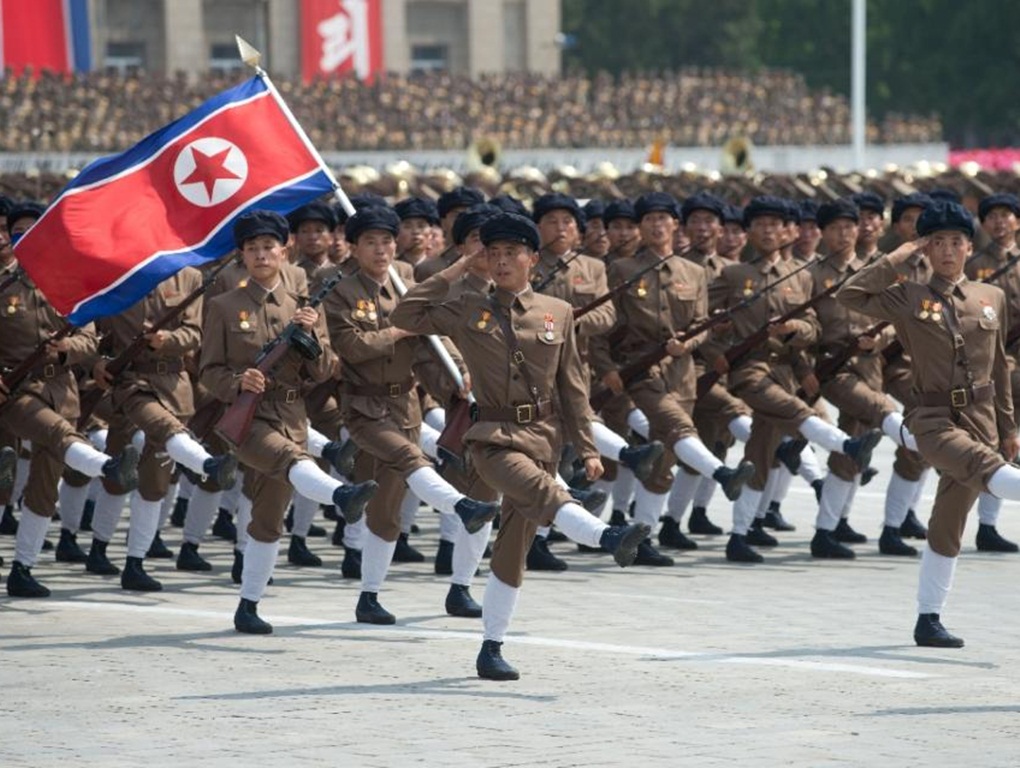 Triều Tiên hứa hẹn một lễ duyệt binh hoành tráng và khác biệt nhất từ trước tới nay - Ảnh: AFP