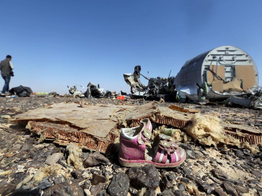 Thêm nhiều chi tiết được hé lộ xung quanh vụ máy bay Nga rơi ở Ai Cập làm chết 224 người hôm 31.10 - Ảnh: Reuters