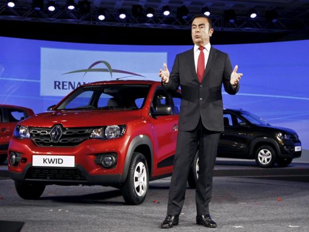 Renault Kwid trong lần ra mắt mẫu thử tại Ấn Độ tháng 5.2015 - Ảnh: Reuters