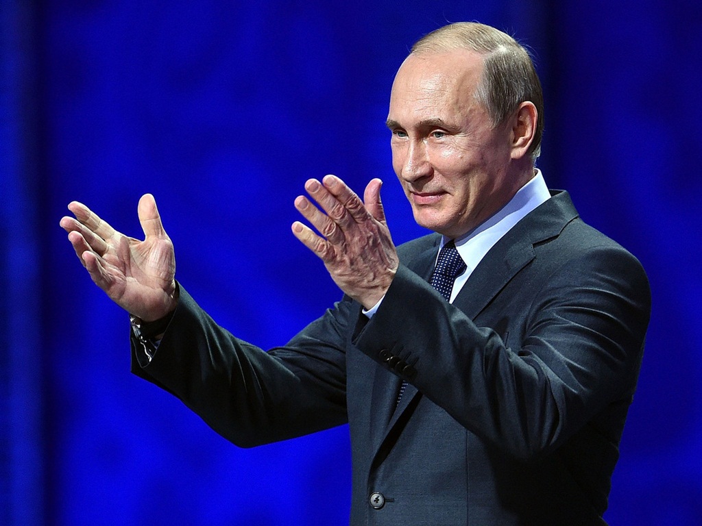 Người ta sẽ lại được chứng kiến tài hùng biện của Tổng thống Putin trong cuộc họp báo thường niên - Ảnh: Bloomberg