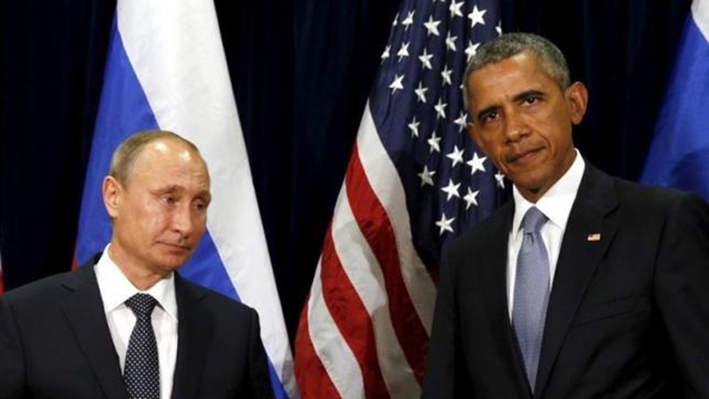 Tổng thống Putin (trái) và Tổng thống Obama điện đàm thẳng thắn về vấn đề Syria - Ảnh: Reuters