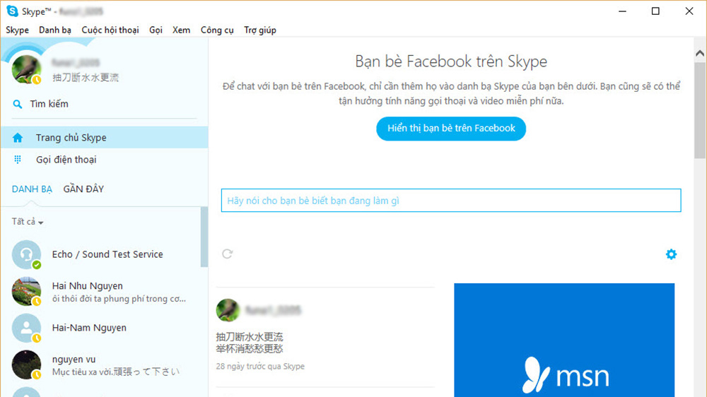 Hiện tại người dùng đã có thể đăng nhập bình thường vào dịch vụ Skype - Ảnh chụp màn hình