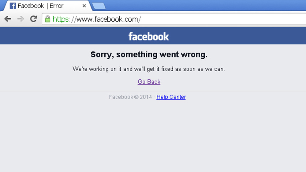 Facebook tiếp tục gặp sự cố trên phạm vi toàn cầu - Ảnh chụp màn hình