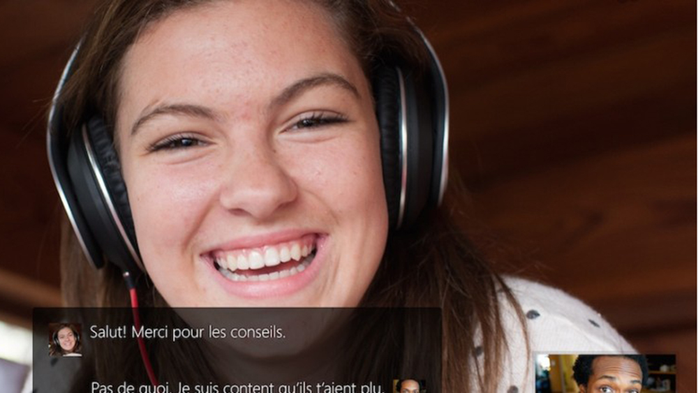 Skype trên Windows đã có thể dịch theo thời gian thực 6 ngôn ngữ phổ biến - Ảnh: Microsoft
