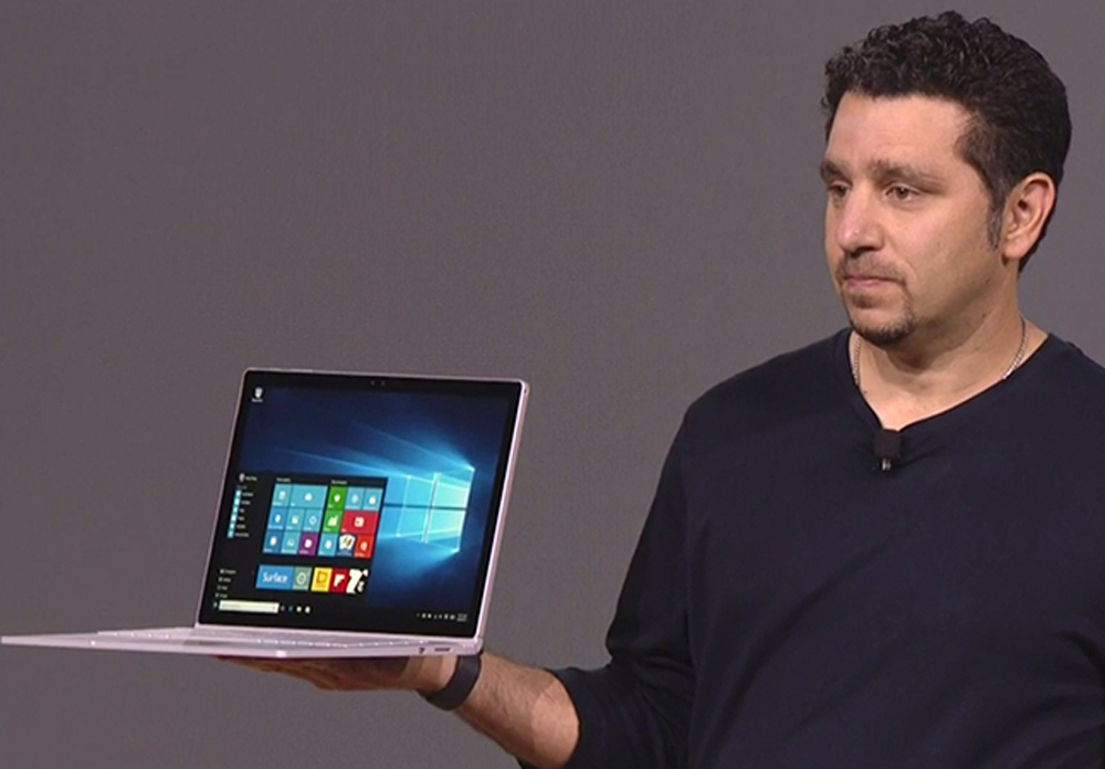 Surface Book được xem là sản phẩm cạnh tranh trực tiếp với Macbook Pro - Ảnh: Microsoft