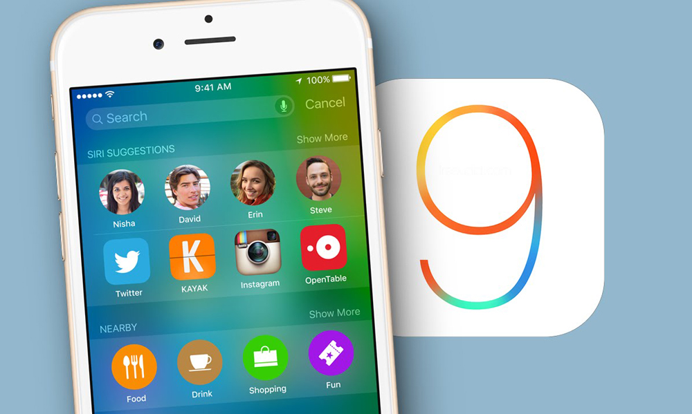 iOS 9 hiện đã chiếm được hơn 50% thị phần người dùng các phiên bản iOS - Ảnh: Apple
