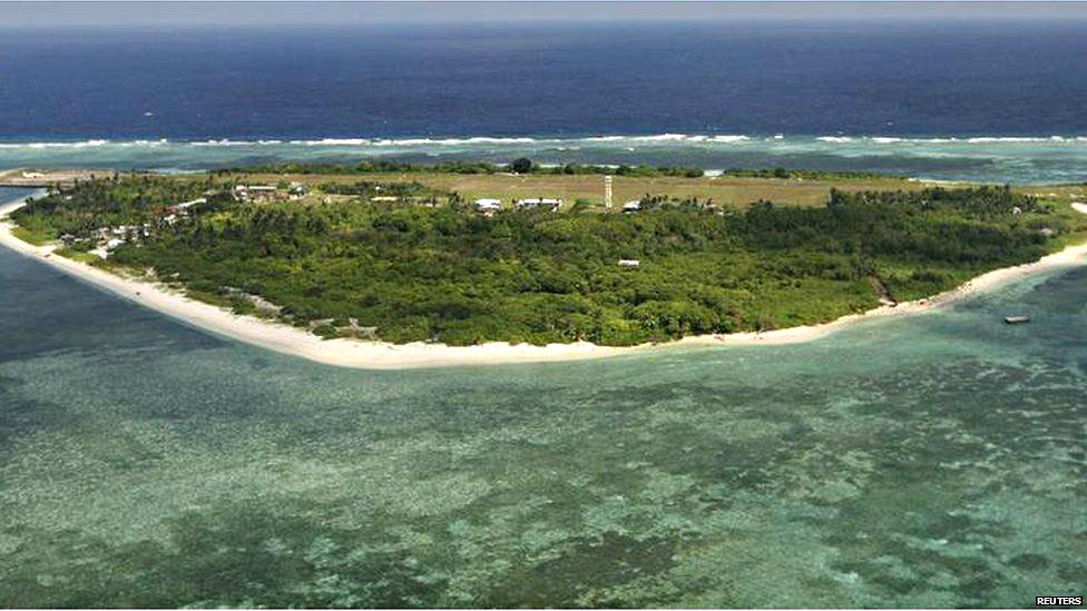 Đảo Ba Bình thuộc quần đảo Trường Sa của Viêt Nam đang bị Đài Loan chiếm giữ - Ảnh: Reuters