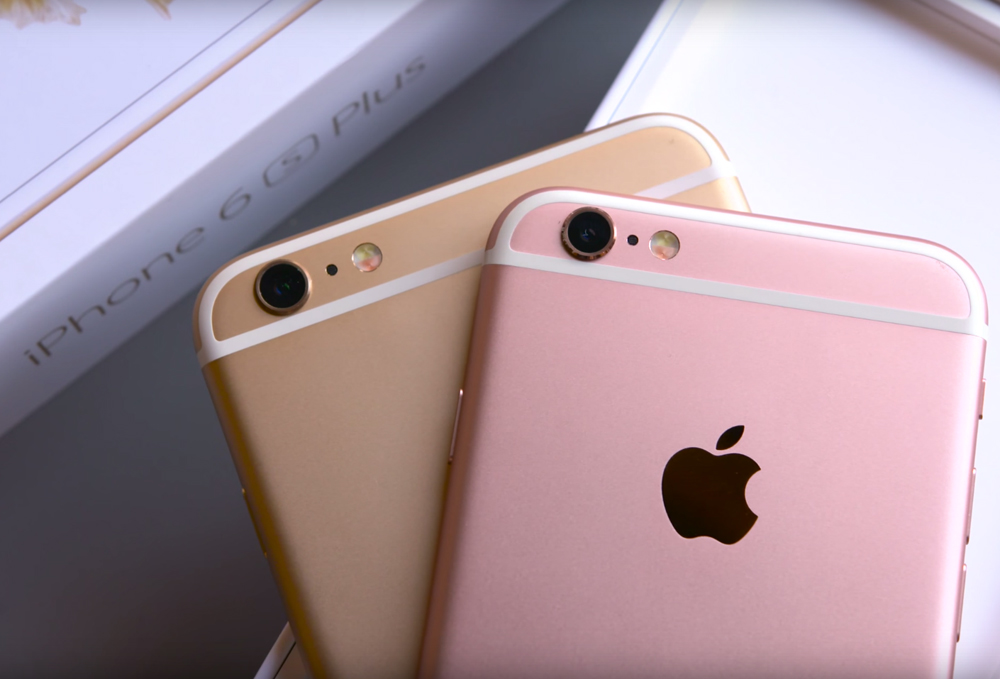 iPhone 6S/6S Plus hàng chính hãng bán tại Việt Nam sẽ không có sự chênh lệch giá giữa các màu sắc - Ảnh: AFP