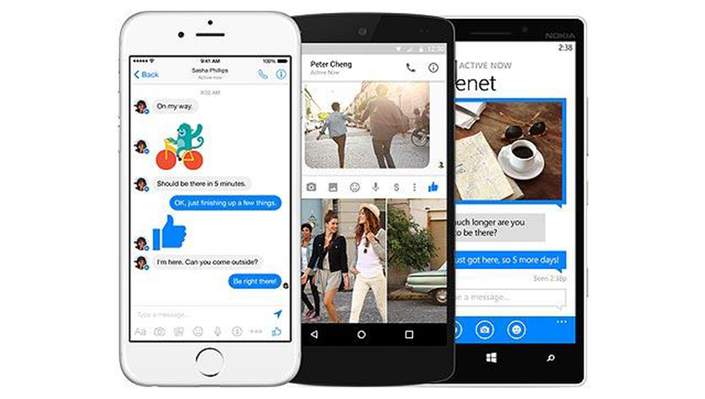 Facebook Messenger không cho đăng xuất khỏi tài khoản theo cách thông thường - Ảnh: AFP