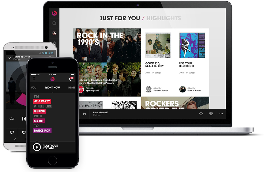 Beats Music sẽ bị đóng cửa vào cuối tháng 11 này - Ảnh: Apple