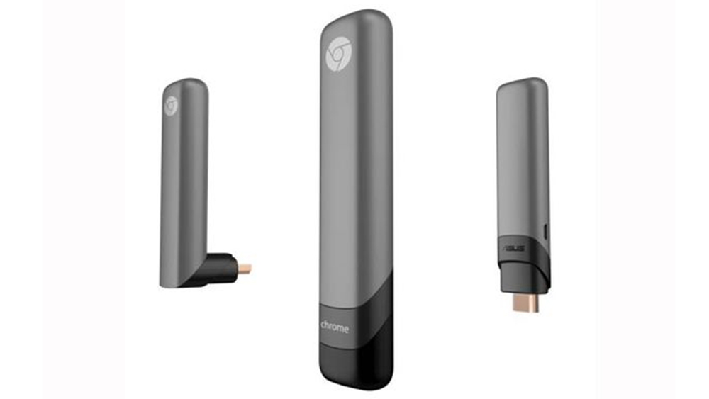 Chromebit có thể cắm vào màn hình hoặc TV thông qua cổng HDMI - Ảnh: Google