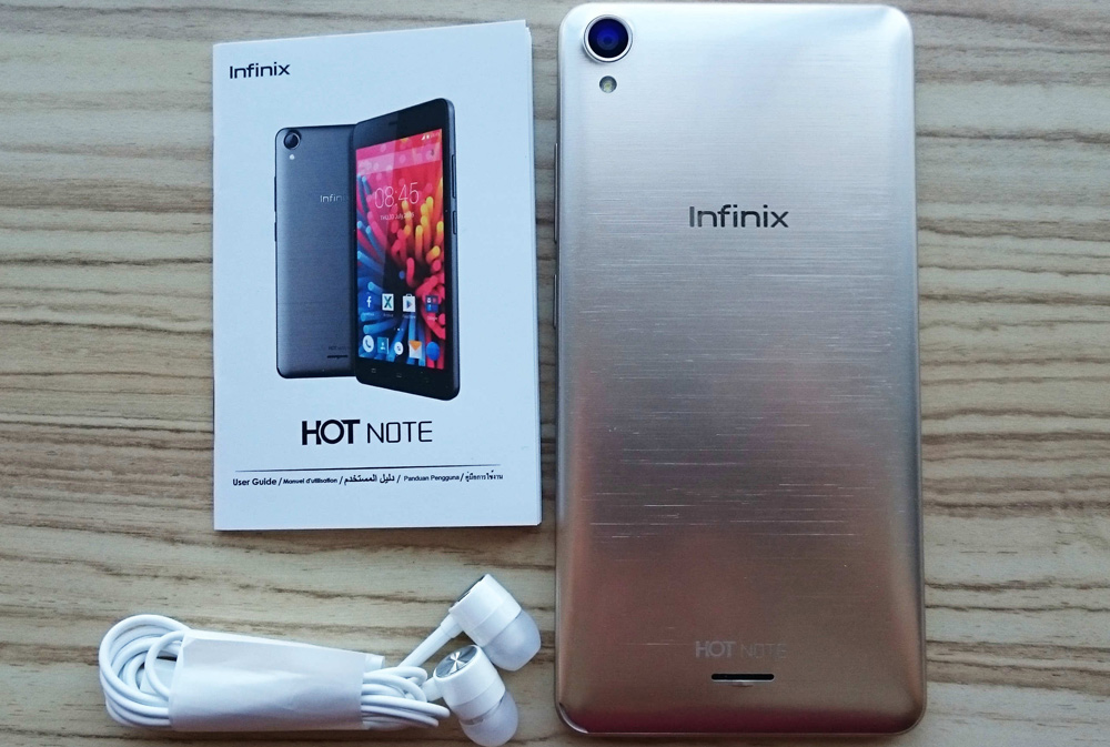 Chiếc smartphone Hot Note X551 của Infinix sắp được ra mắt - Ảnh: C.T.V